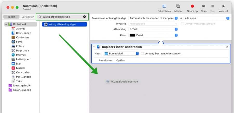 Wijzig afbeeldingstype