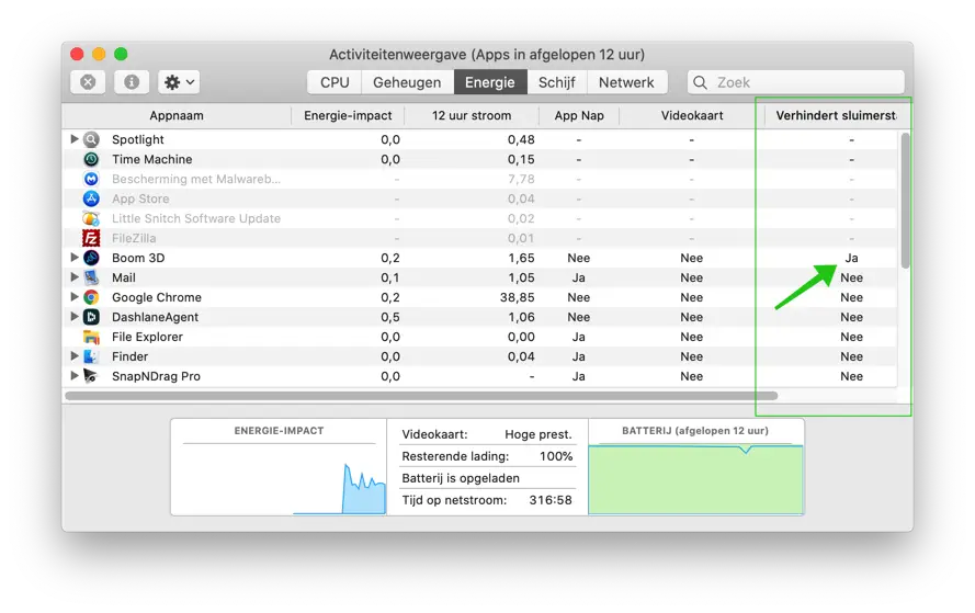 app verhindert sluimerstand mac