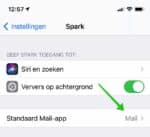 standaard mail app wijzigen iphone ipad