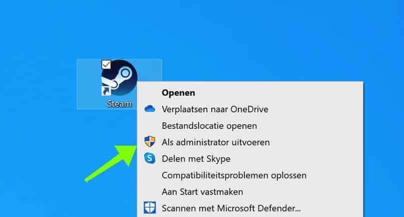 steam starten als administrator