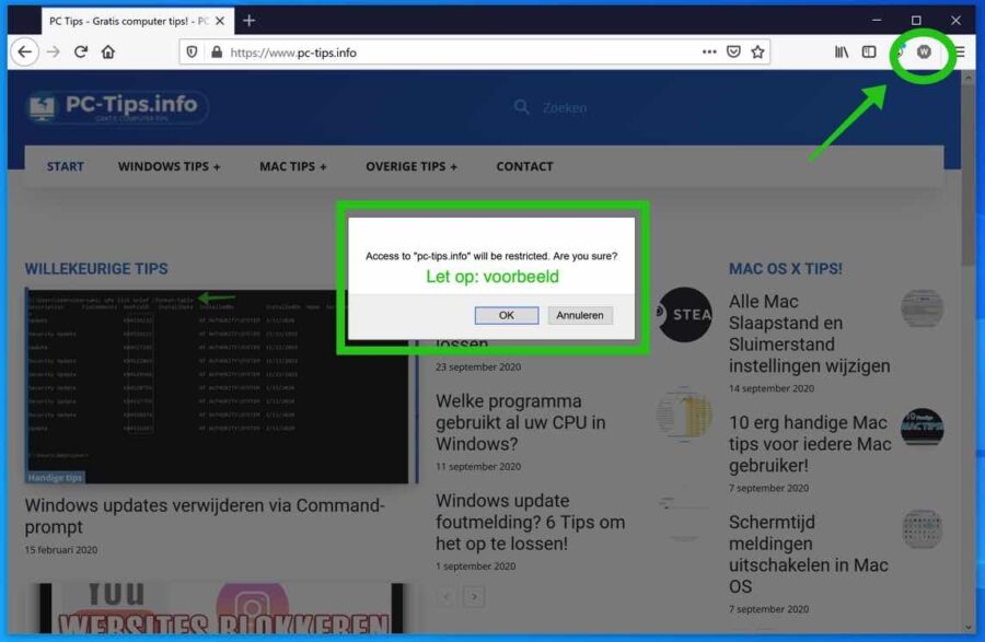 Website blokkeren in Firefox browser? Dit is hoe!