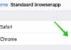 wijzig browser ipad iphone