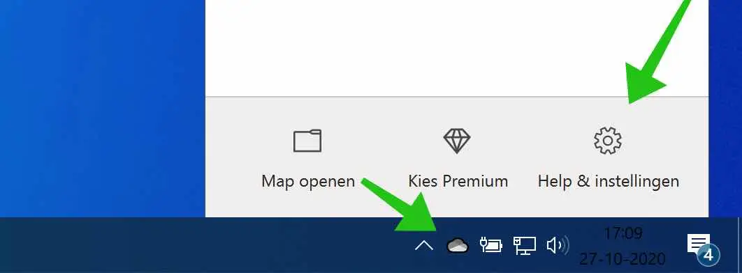 onedrive instellingen