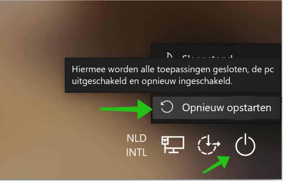 windows opstarten in herstelmodus