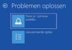 windows wil niet opstarten