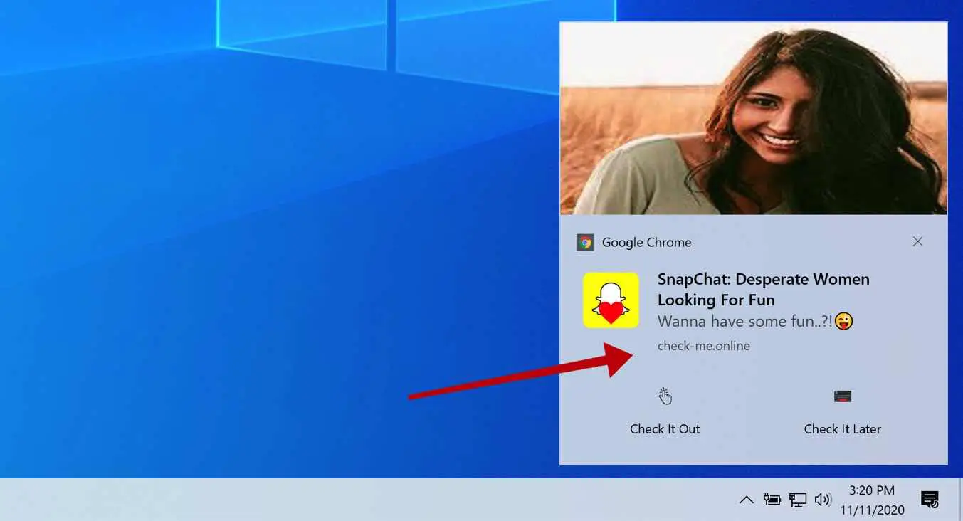 ongewenste notificatie in de browser