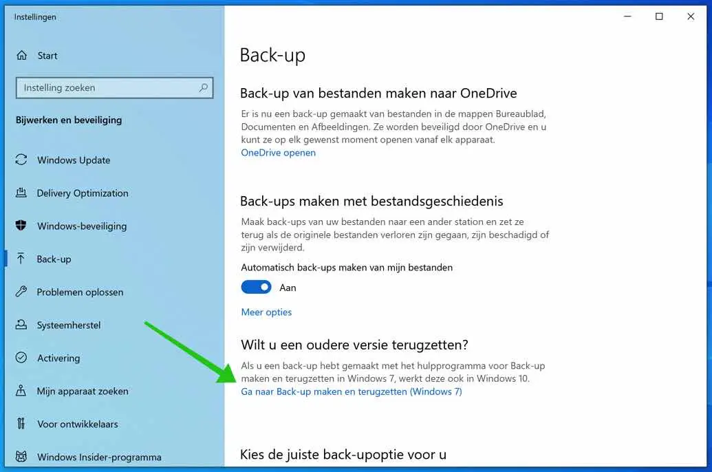 back-up maken en terugzetten windows
