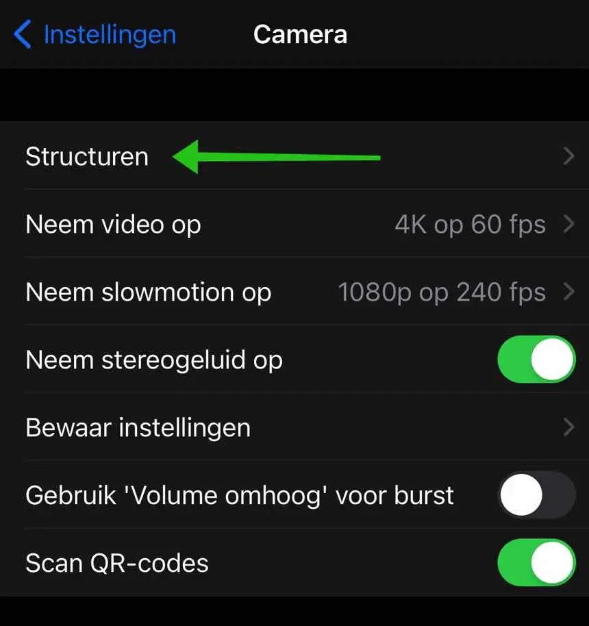 iphone foto structuren