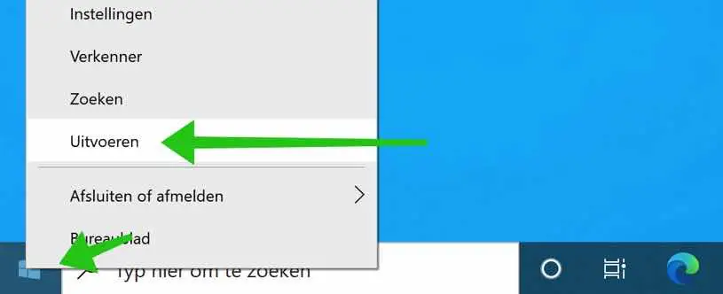 start menu windows