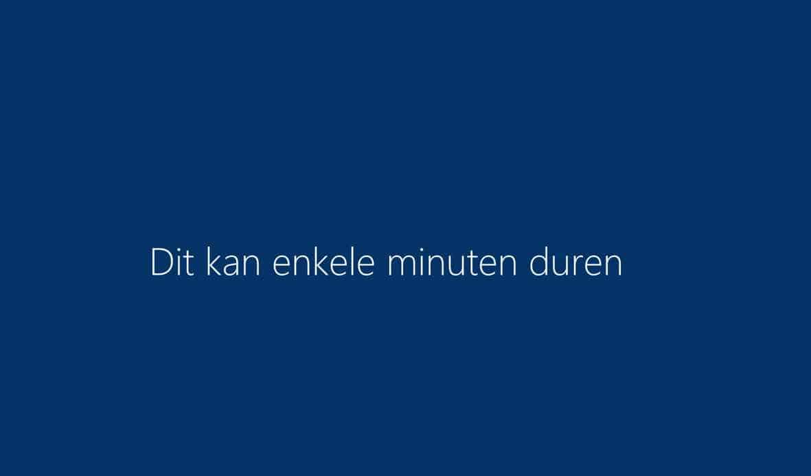 windows profiel opnieuw herstellen