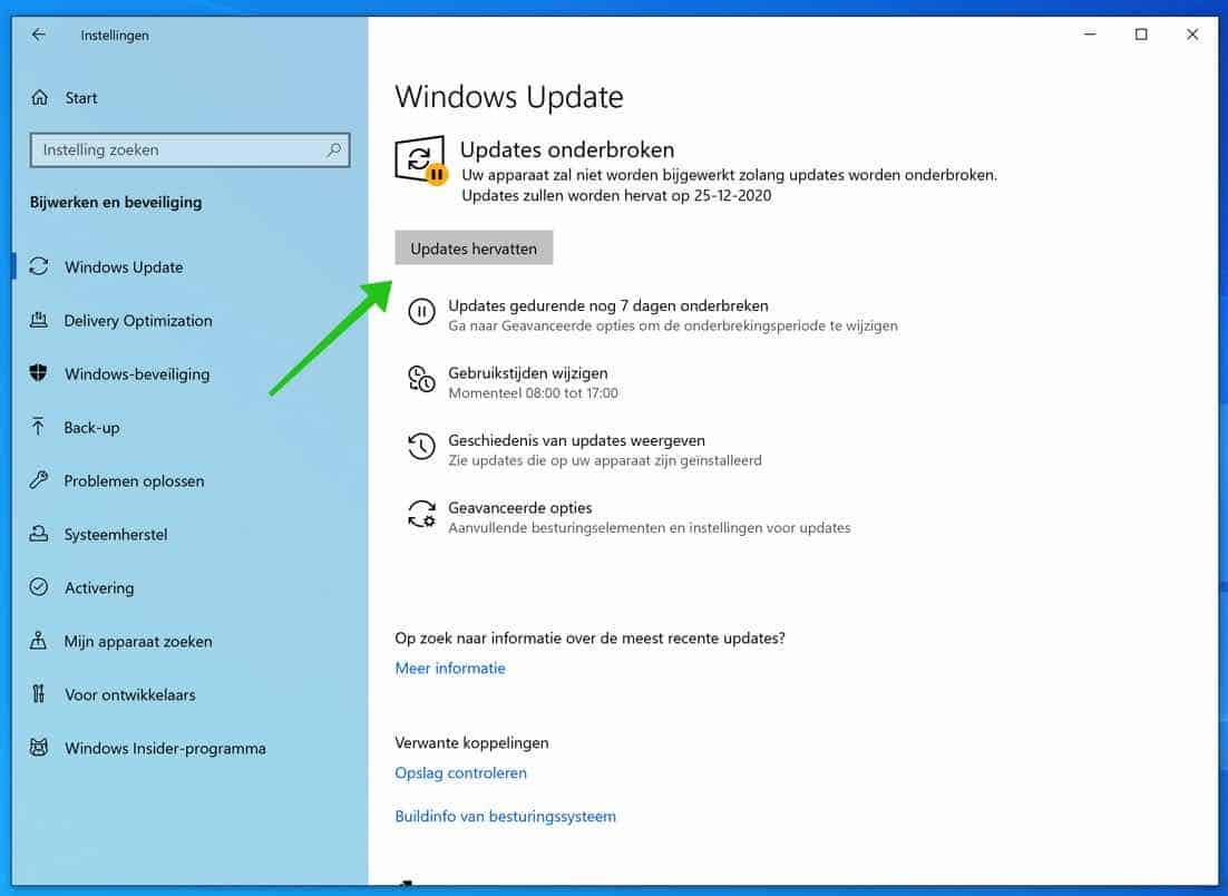 Windows-Updates werden fortgesetzt