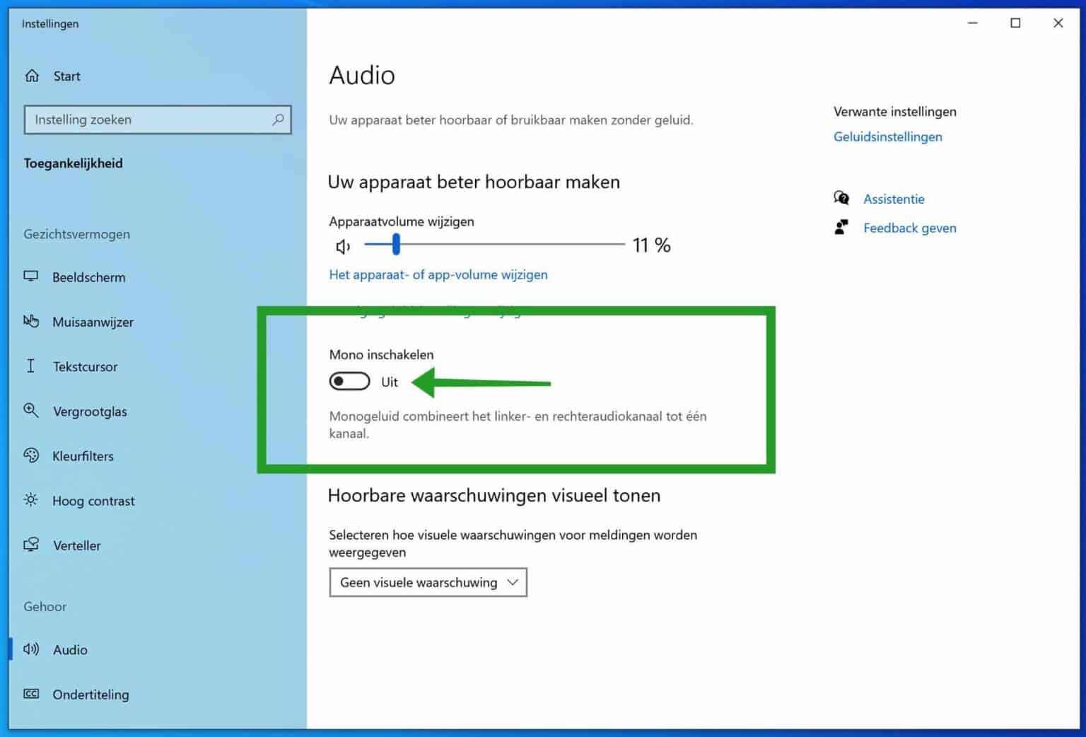 Mono audio in of uitschakelen in Windows 10? Dit is hoe!