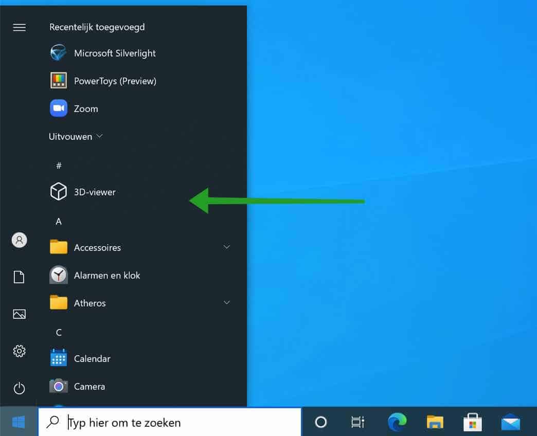 oude start menu in windows 10 terugzetten