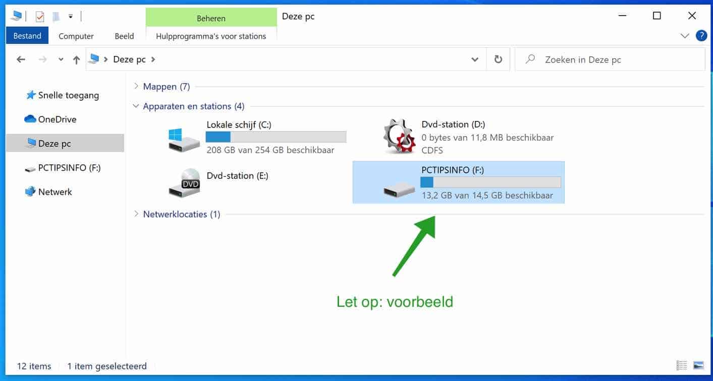 Identify drive letter