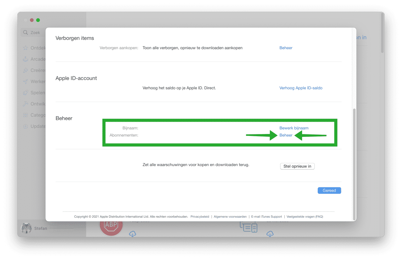 管理订阅 apple 应用商店 Mac