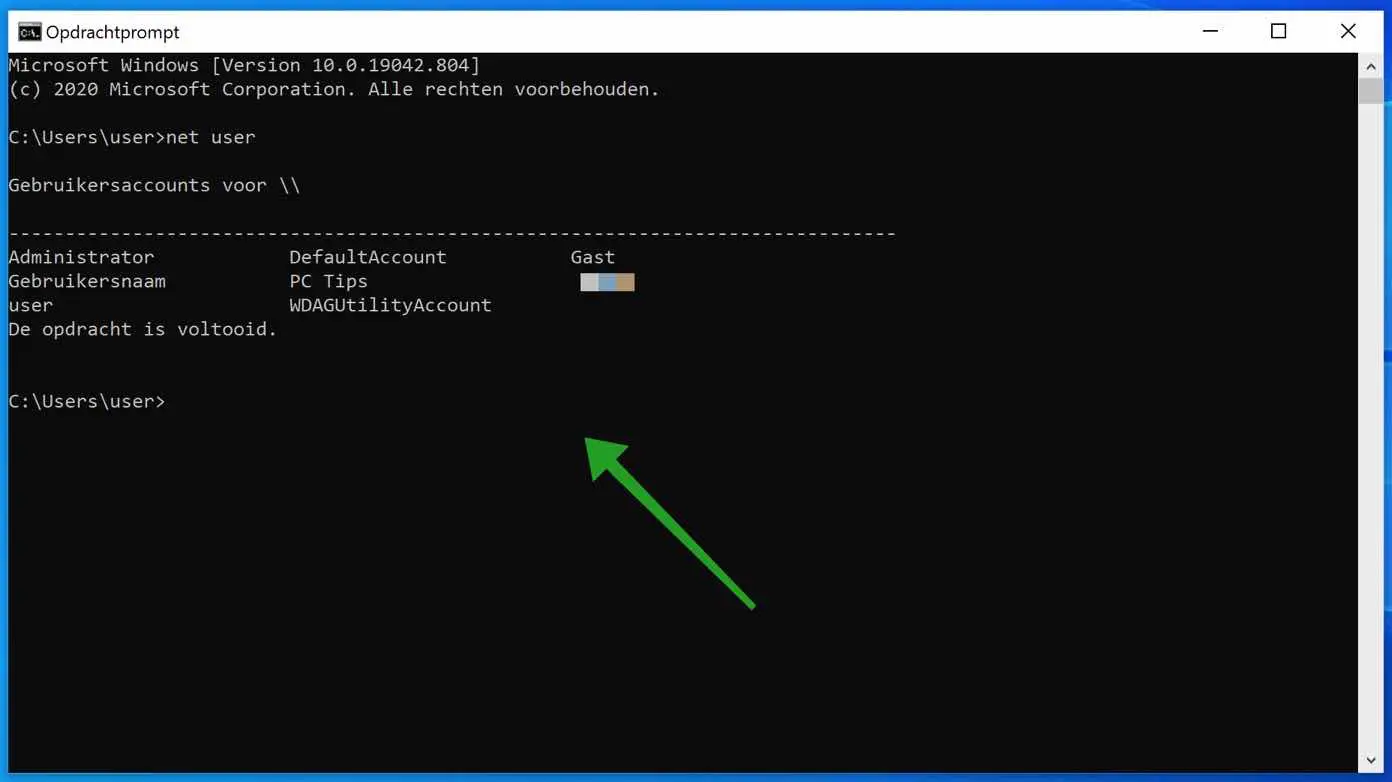 net user command