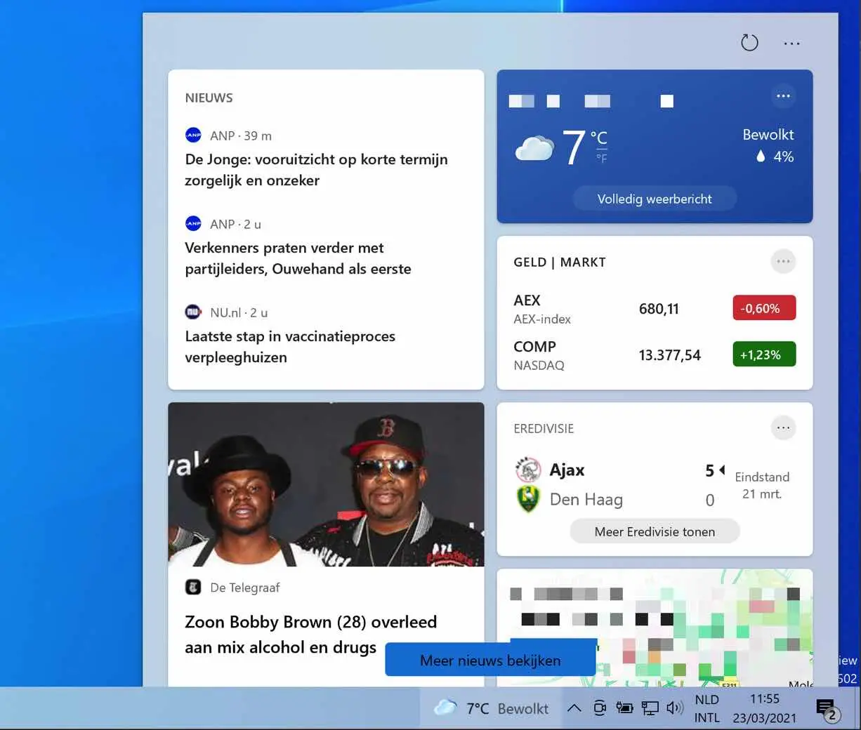 nieuws en interesses verwijderen windows 10