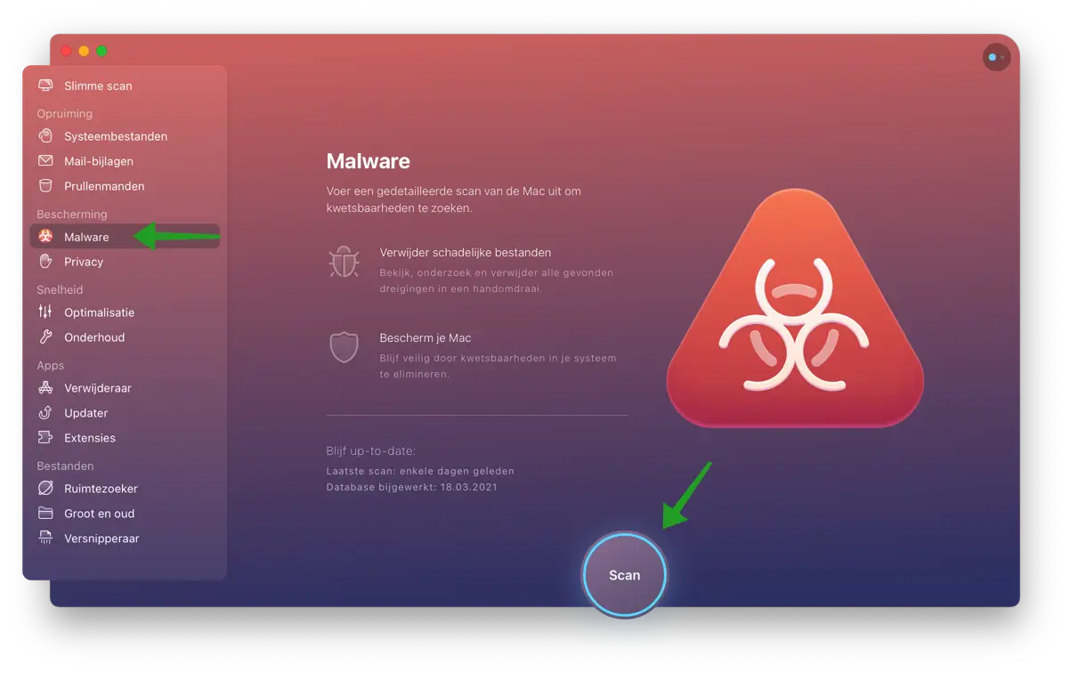 cleanmymac malware scan