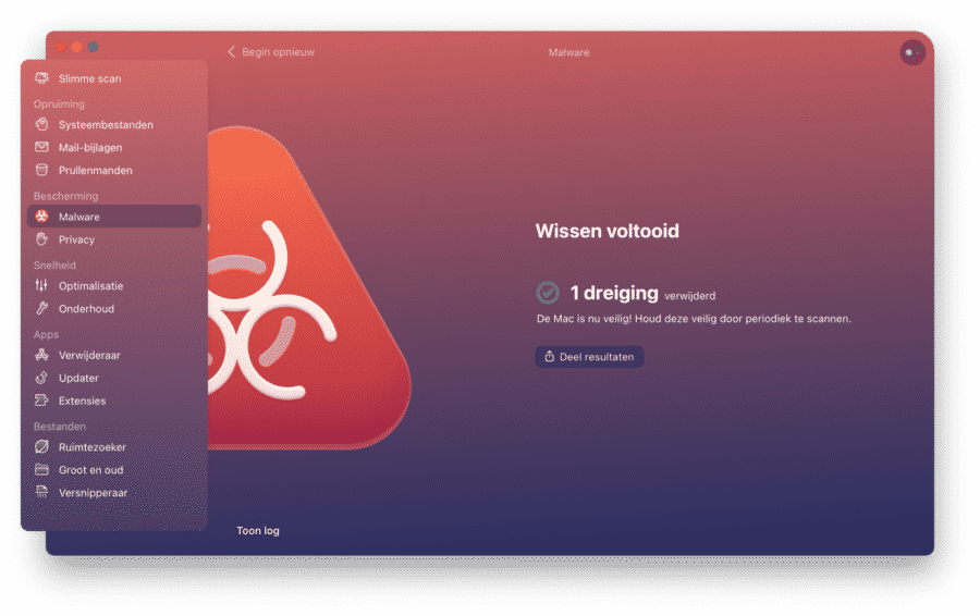 mac malware verwijderd