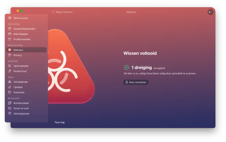 mac malware verwijderd