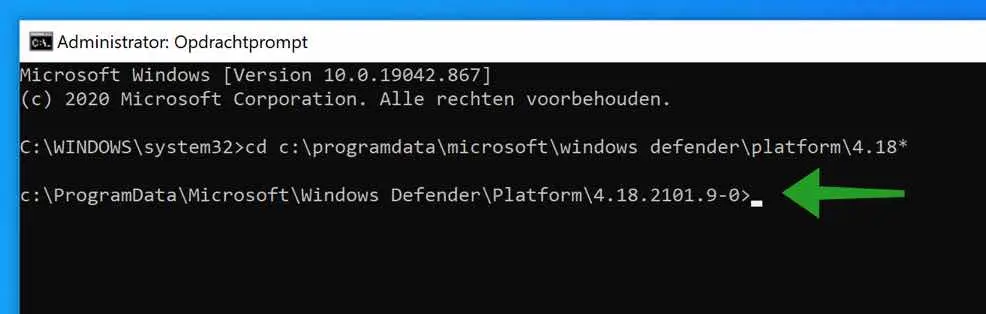 windows defender map