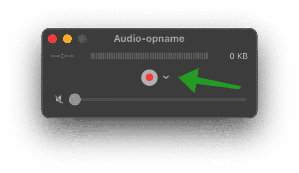 Audio apparaat selecteren in QuickTime player