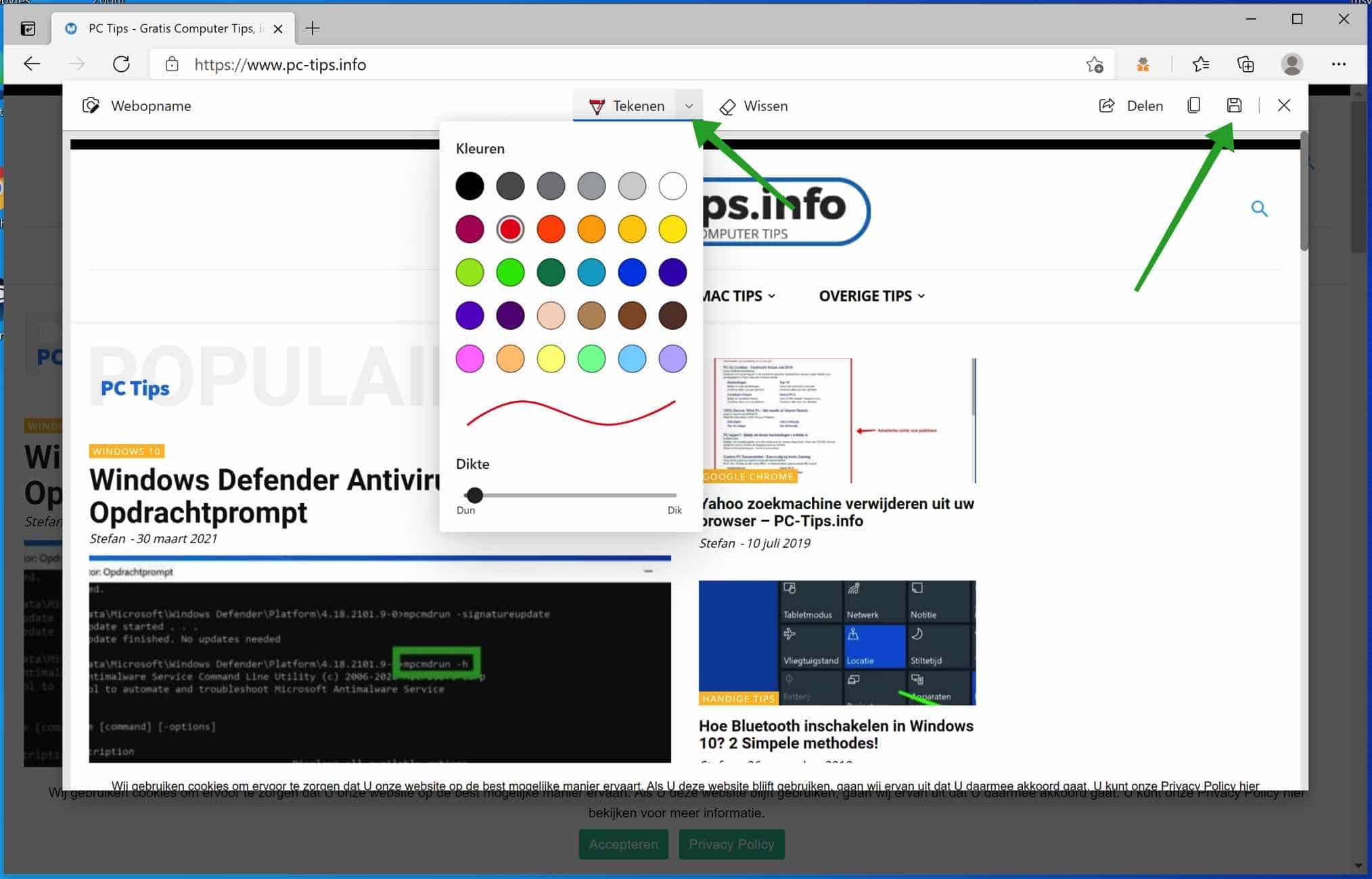 Schermafbeelding maken website met Microsoft Edge? Dit is hoe!