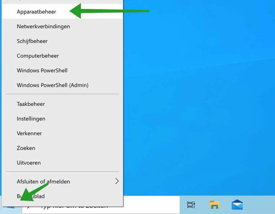 Apparaatbeheer openen in Windows
