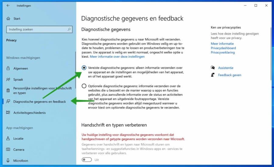 Données de diagnostic