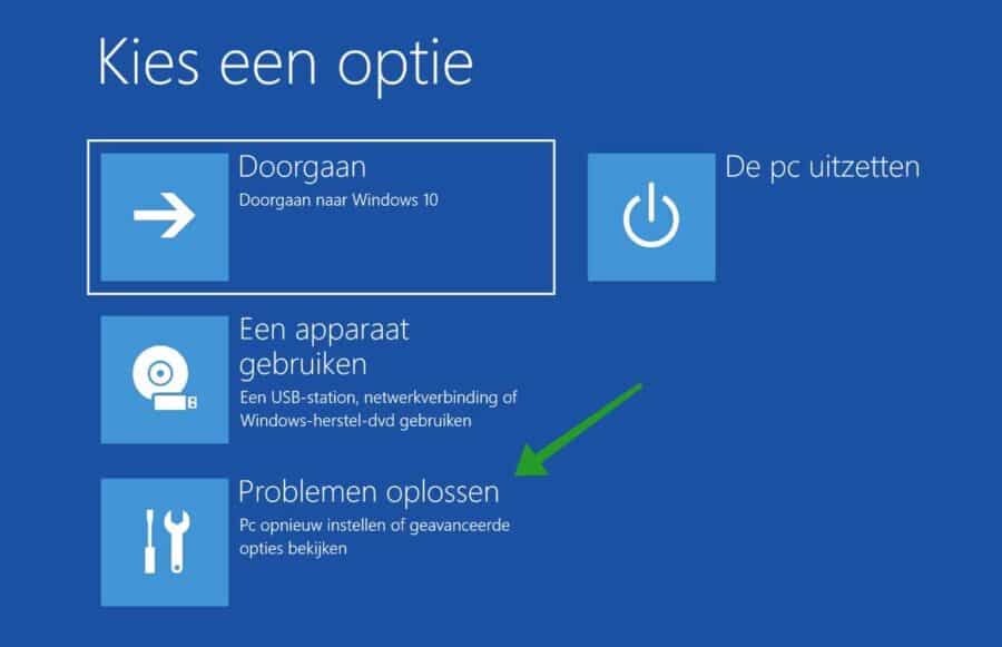 Windows problemen oplossen