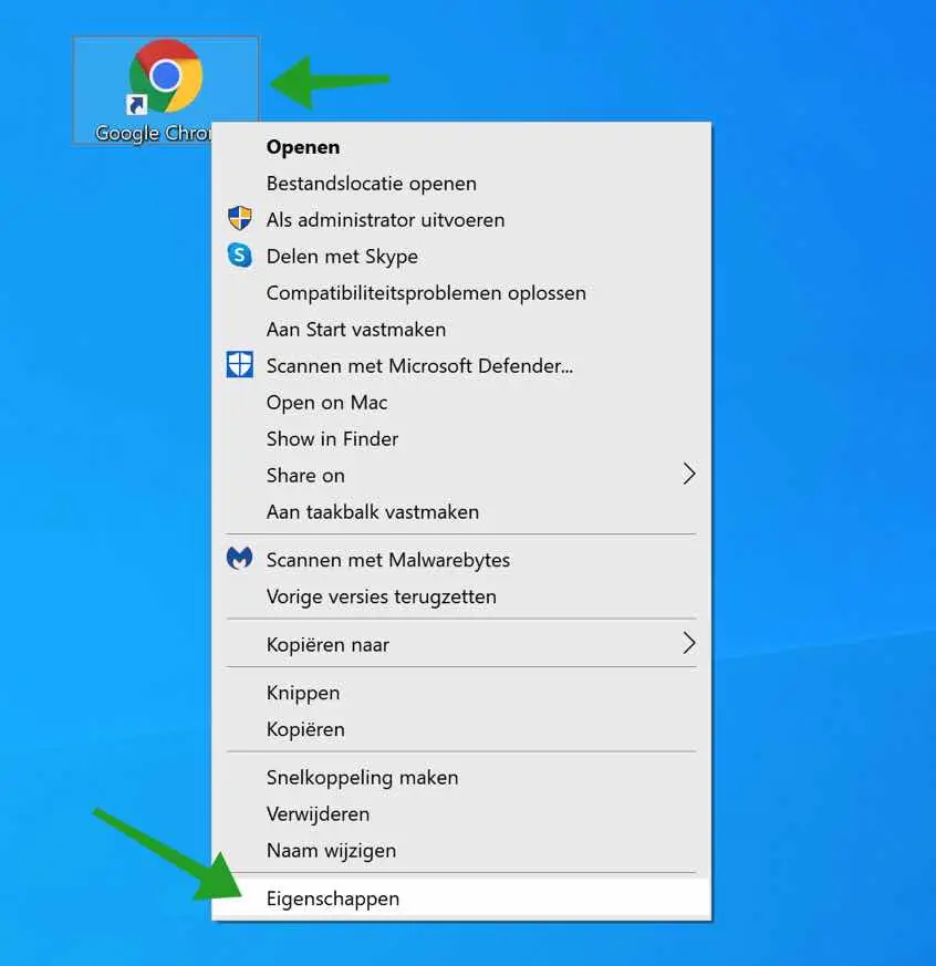 Chrome eigenschappen