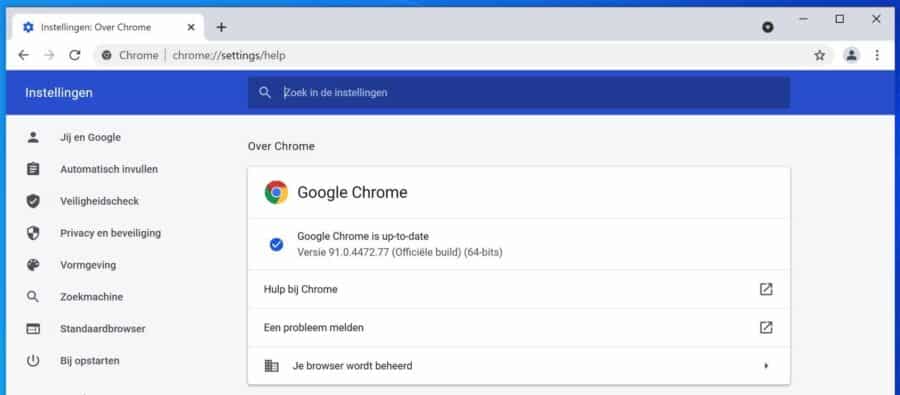 Google Chrome wil niet updaten? Dit is de oplossing!