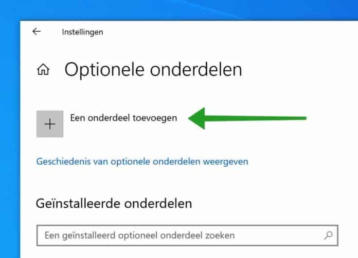 Windows Media Player installeren of verwijderen in Windows 10
