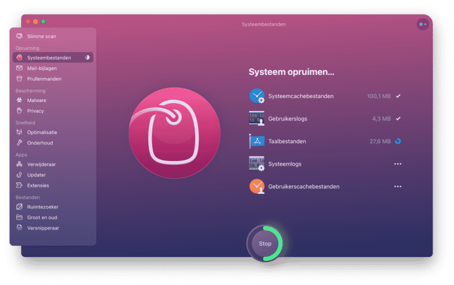 Systeem opruimen mac