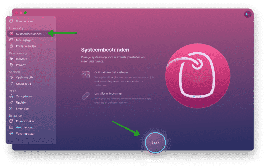 Systeembestanden opruimen mac