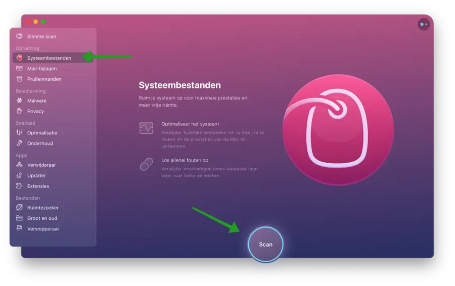 Systeembestanden opruimen mac