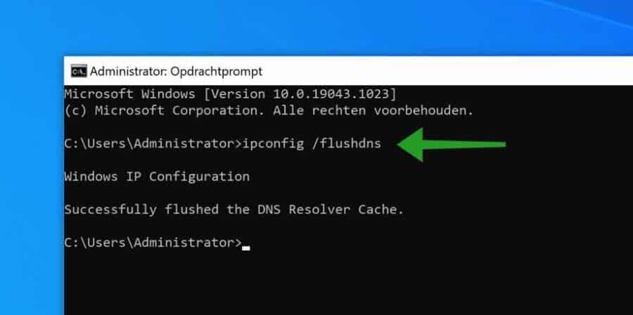 ipconfig flushdns