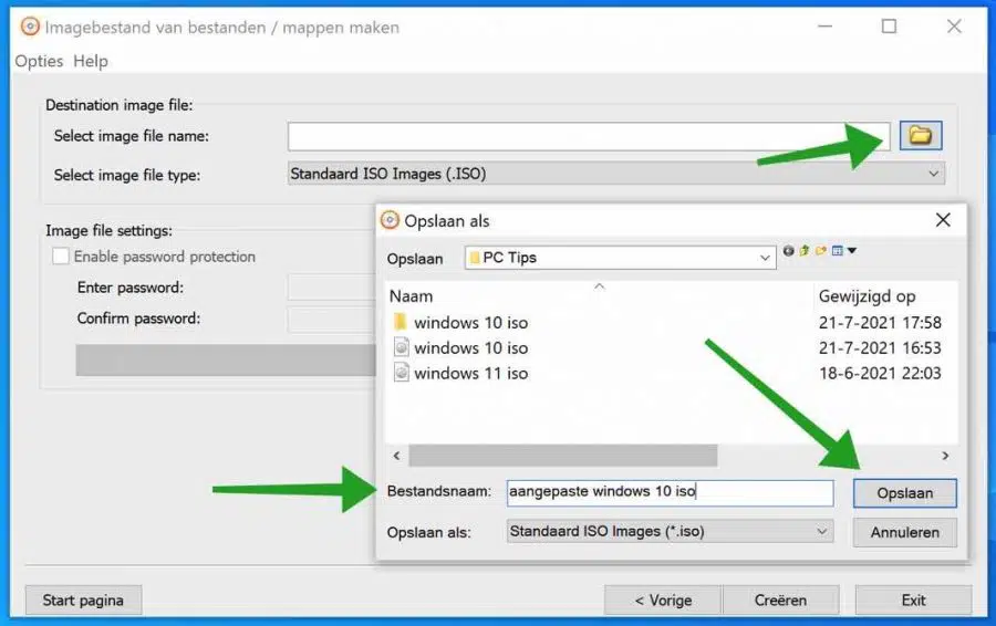 AnyBurn iso maken van map