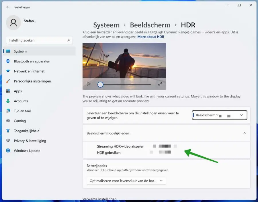 Auto HDR inschakelen in Windows 11