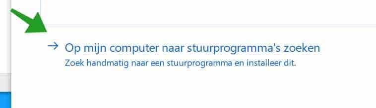 Op mijn computer naar stuurprogrammas zoeken