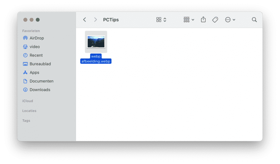 webp bestand mac openen