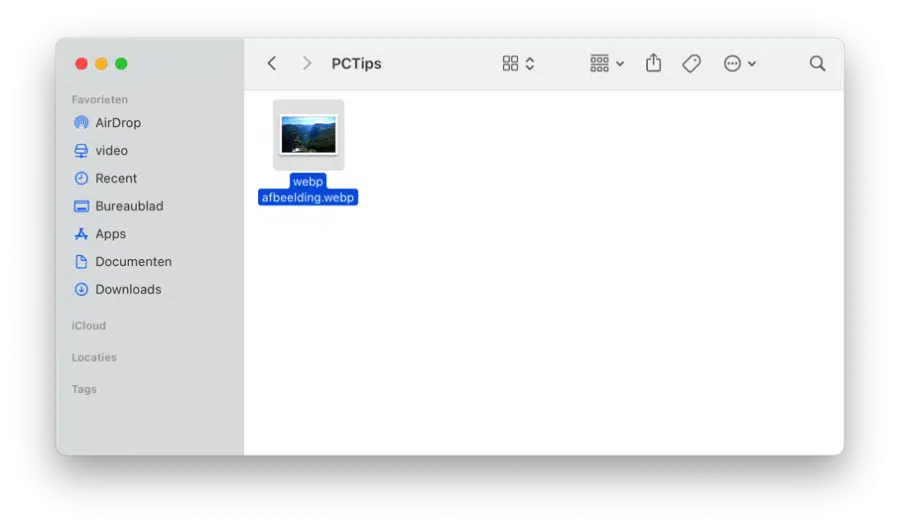 webp bestand mac openen