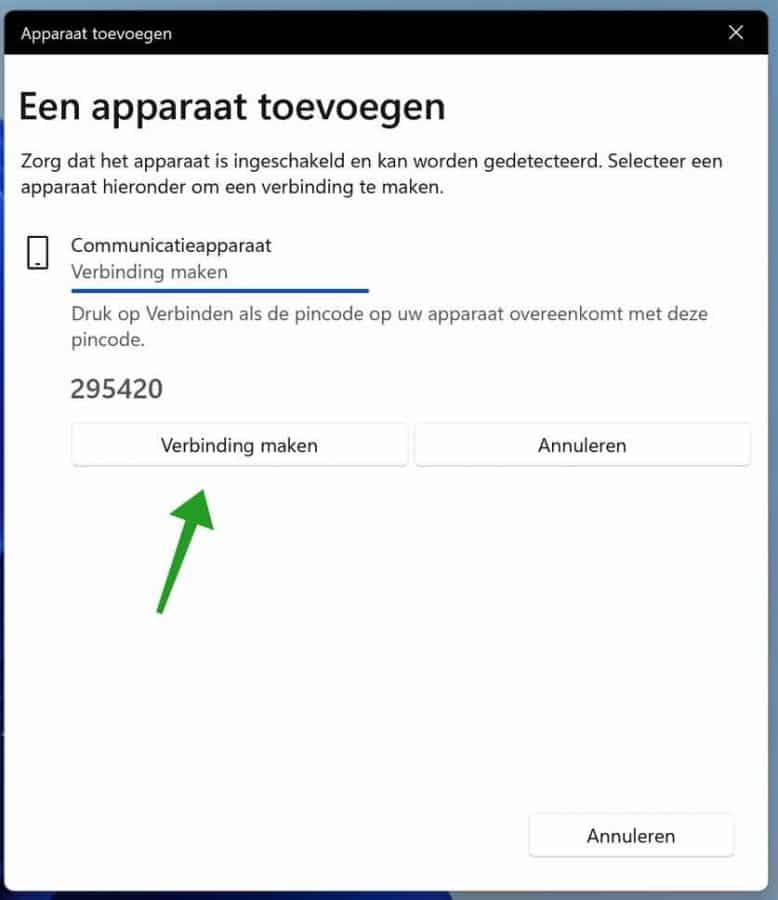 Een apparaat toevoegen in Windows 11