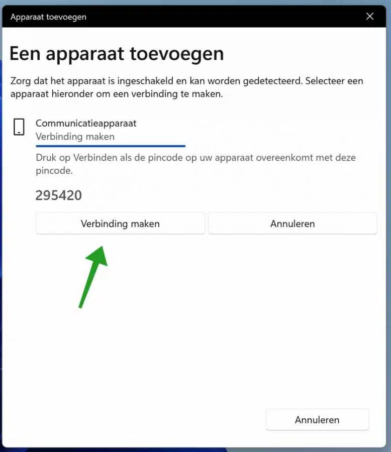 Een apparaat toevoegen in Windows 11