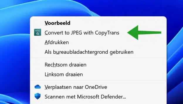HEIC converteren naar JPG in Windows 11