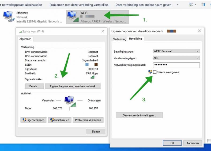 Buscar la contraseña de WiFi en Windows