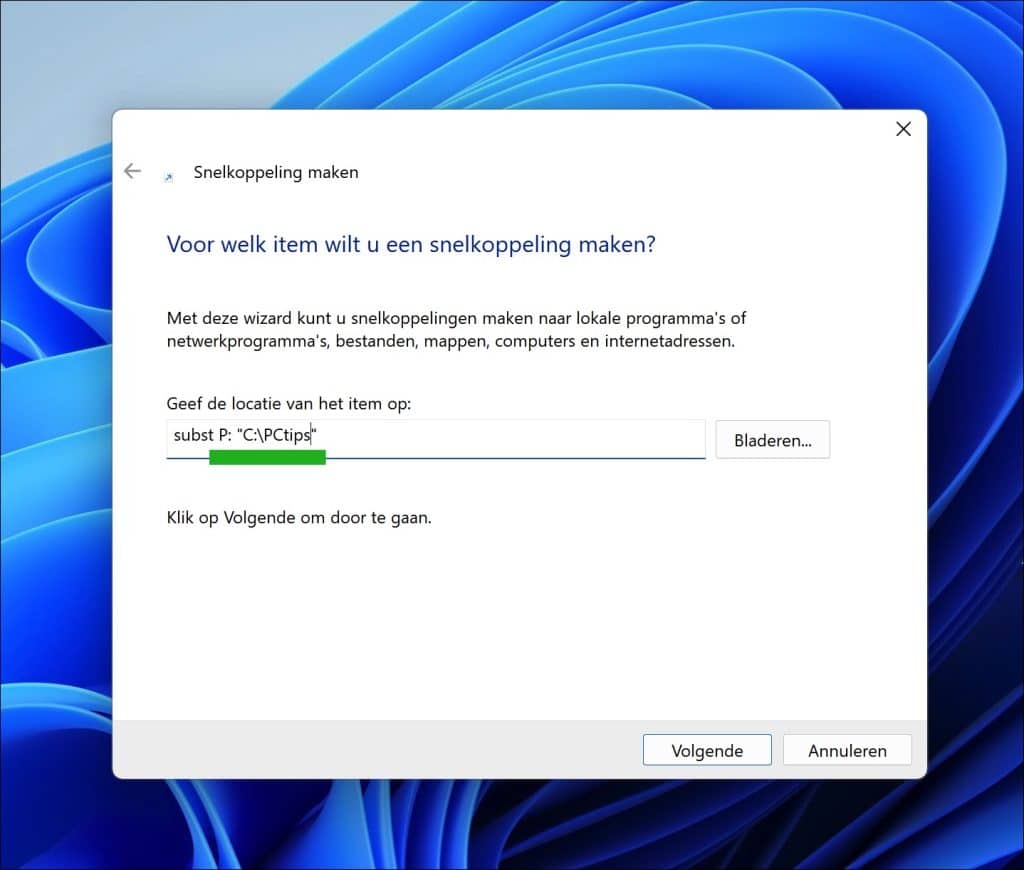 virtuele schijf aanmaken