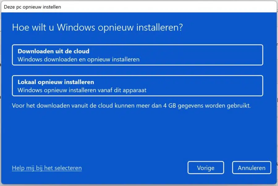 Hoe wilt u Windows 11 opnieuw installeren