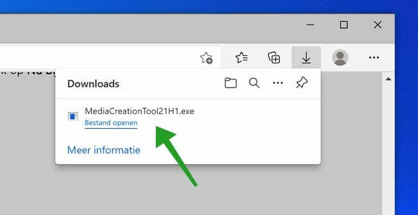 Media Creation Tool hulpmiddel voor Windows 10