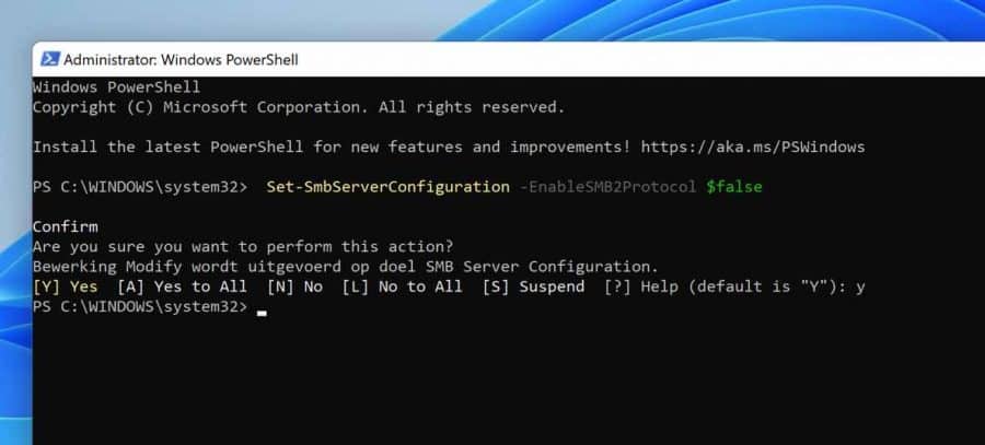 SMB uitschakelen in Windows